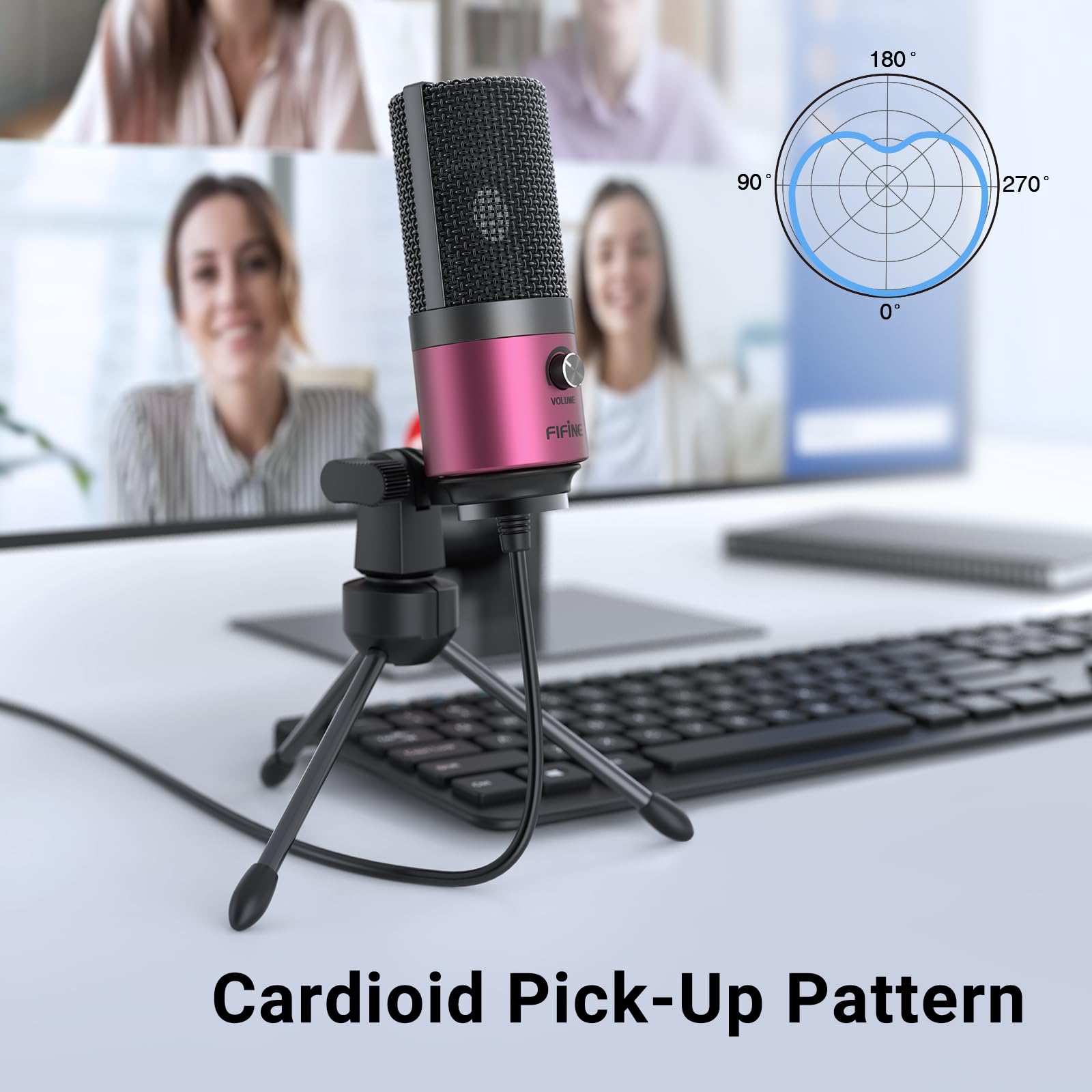 Amazon.com: FIFINE USB Podcast Condenser Microphone Recording On